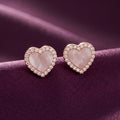 Nacre Hearts Earrings