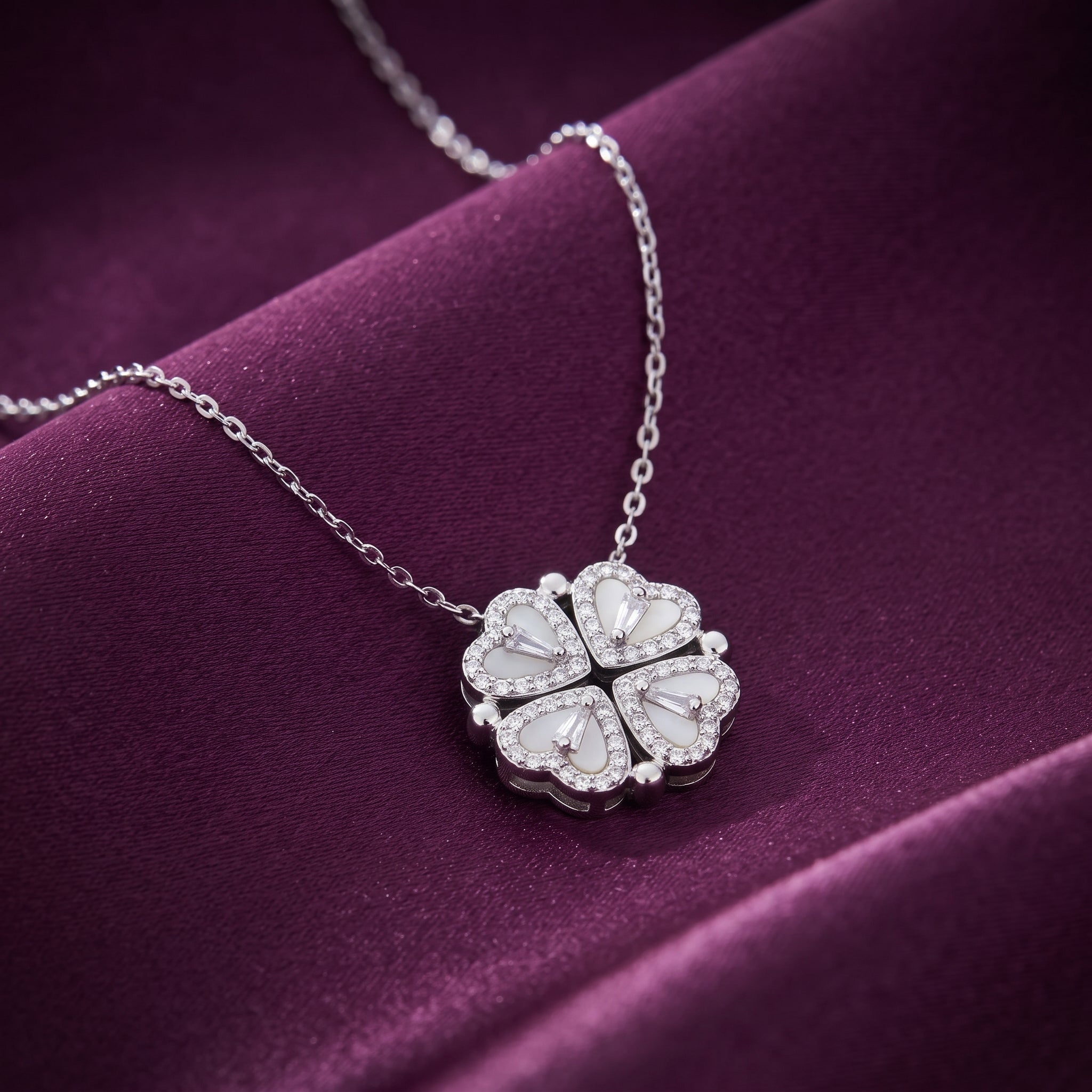 Four Hearts Necklace
